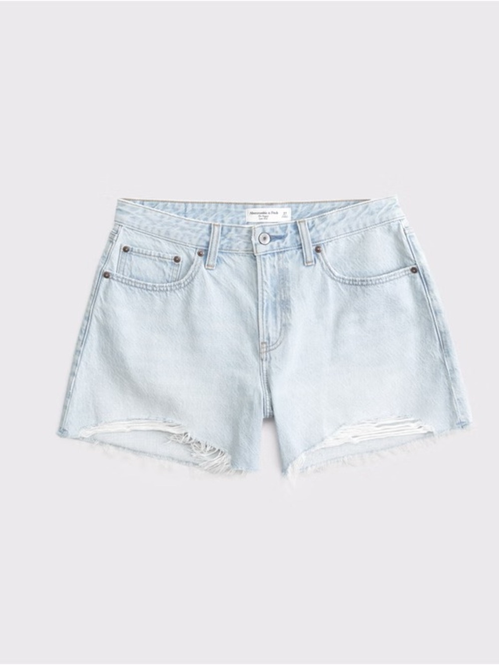 Abercrombie & Fitch Curve Love Low Rise Baggy Shorts